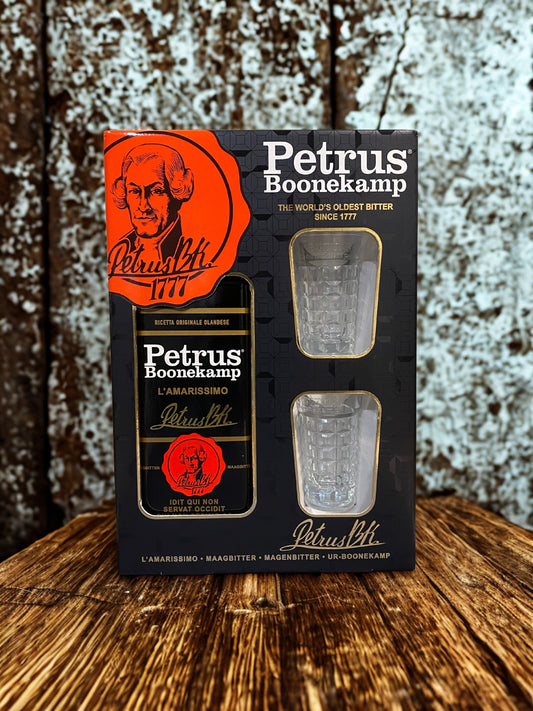 PETRUS BOONEKAMP CONFEZIONE CON 2 BICCHIERI-CAFFO caffo
