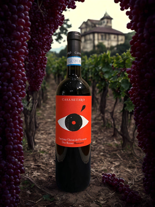 PIEDIROSSO LACRYMA CHRISTI DEL VESUVIO DOC ROSSO MUNAZEI-CASA SETARO casa setaro