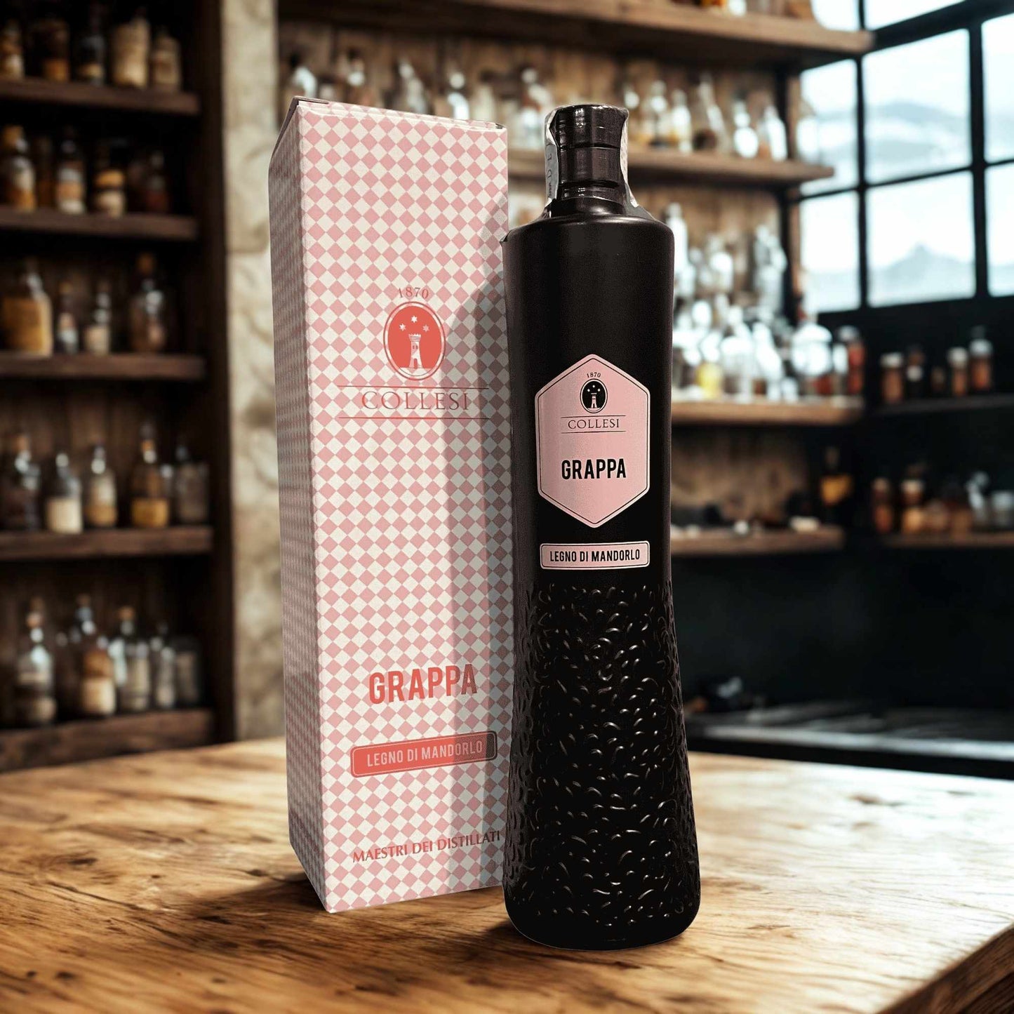 GRAPPA LEGNO DI MANDORLO ASTUCCIATA