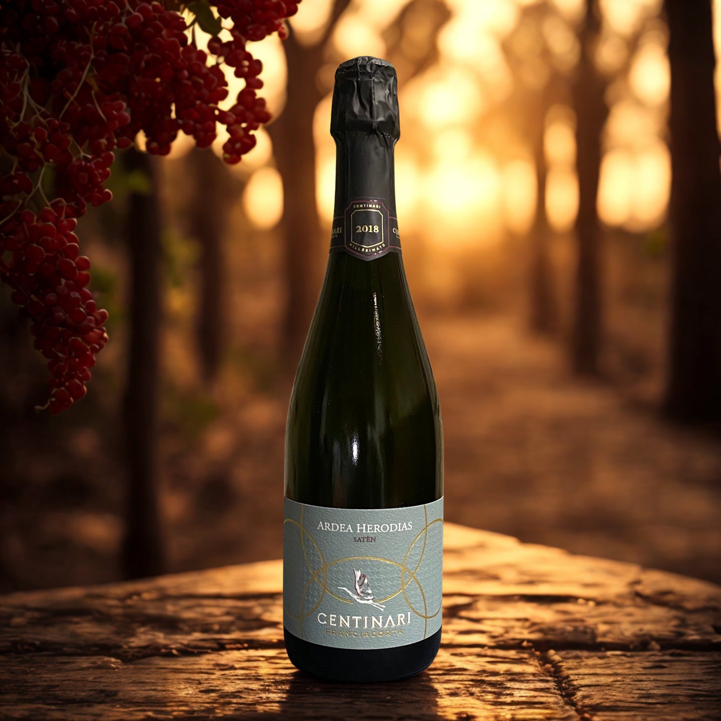 CHARDONNAY FRANCIACORTA SATÈN ARDEA HERODIAS BRUT-CENTINARI