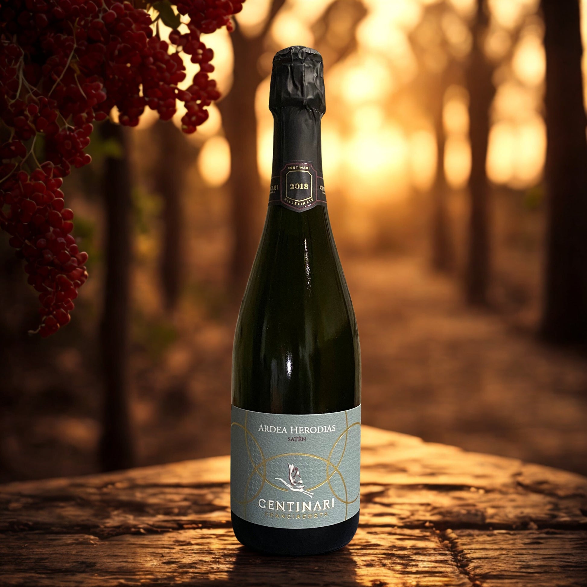 CHARDONNAY FRANCIACORTA SATÈN ARDEA HERODIAS BRUT-CENTINARI Centinari