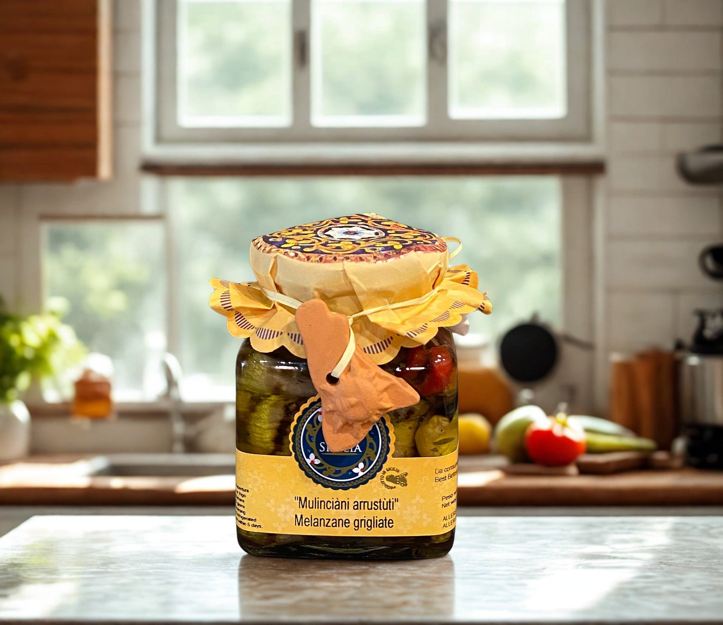 "MULINCIÀNI ARRUSTÙTI" MELANZANE GRIGLIATE-ANTICA SICILIA Antica Sicilia