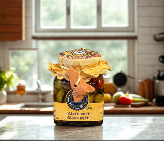 "MULINCIÀNI ARRUSTÙTI" MELANZANE GRIGLIATE-ANTICA SICILIA Antica Sicilia