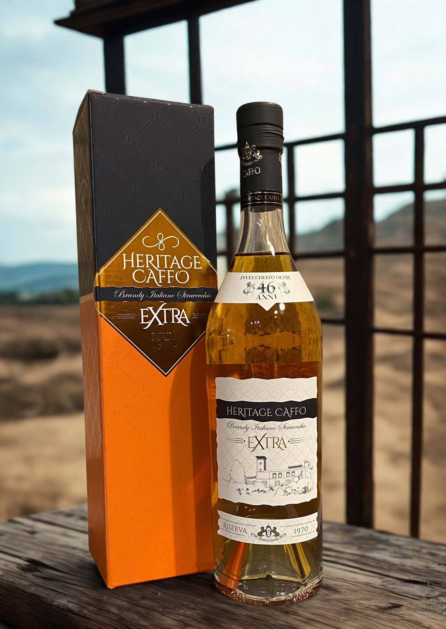 BRANDY HERITAGE INVECCHIATO OLTRE 46 ANNI-CAFFO caffo