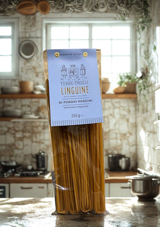 LINGUINE AI FUNGHI PORCINI-TERRE DEI TRULLI