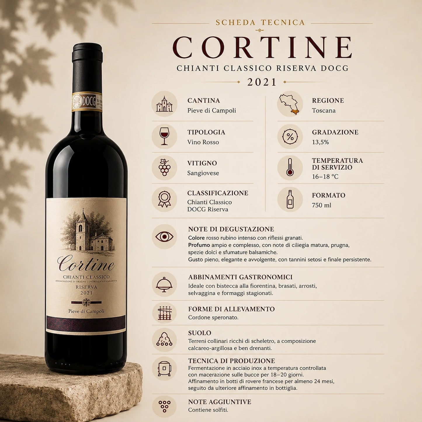 CORTINE CHIANTI CLASSICO RISERVA 2021