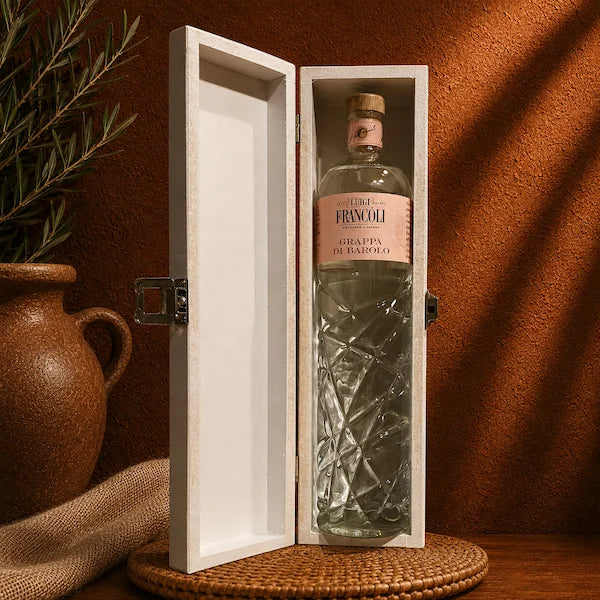 GRAPPA "SORSI DI BAROLO" EN CAJA - LUIGI FRANCOLI