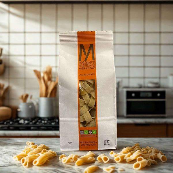 PASTA DE CALAMARATA Y MANCINI