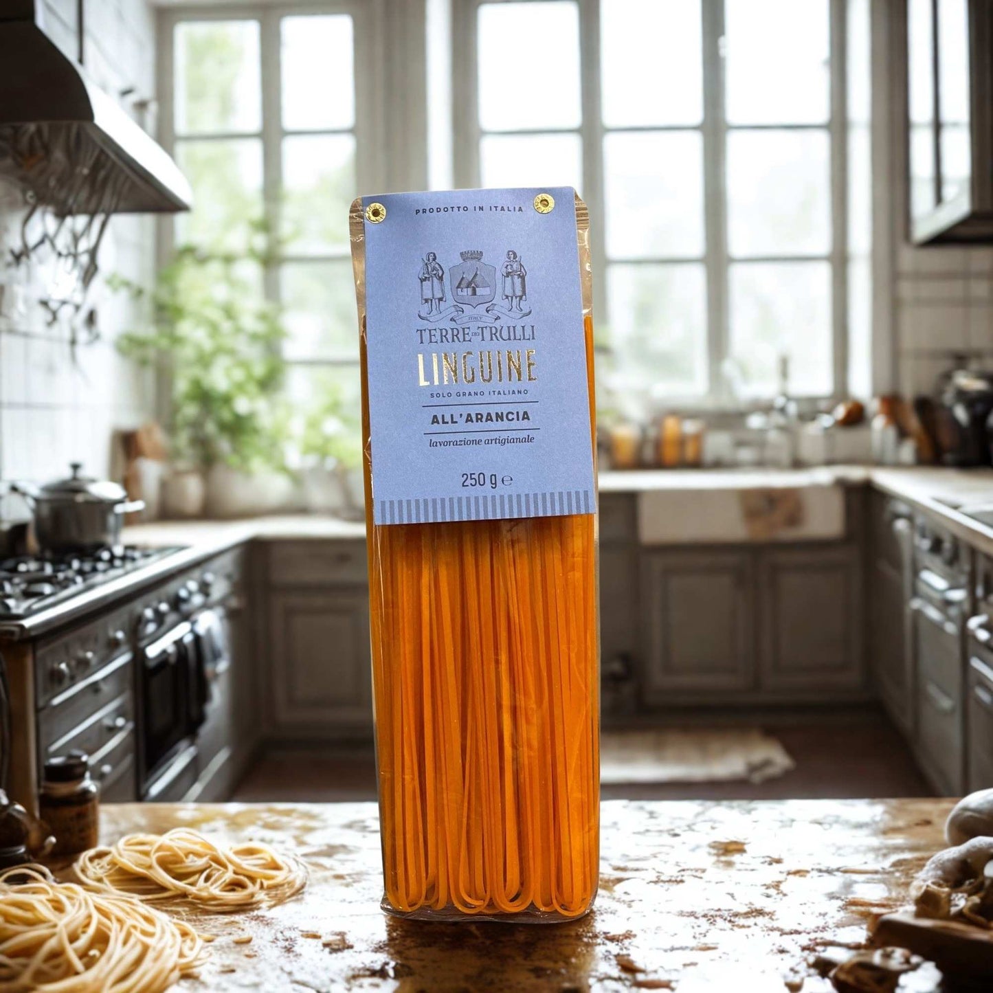 LINGUINE MIT ORANGE-TERRE DEI TRULLI