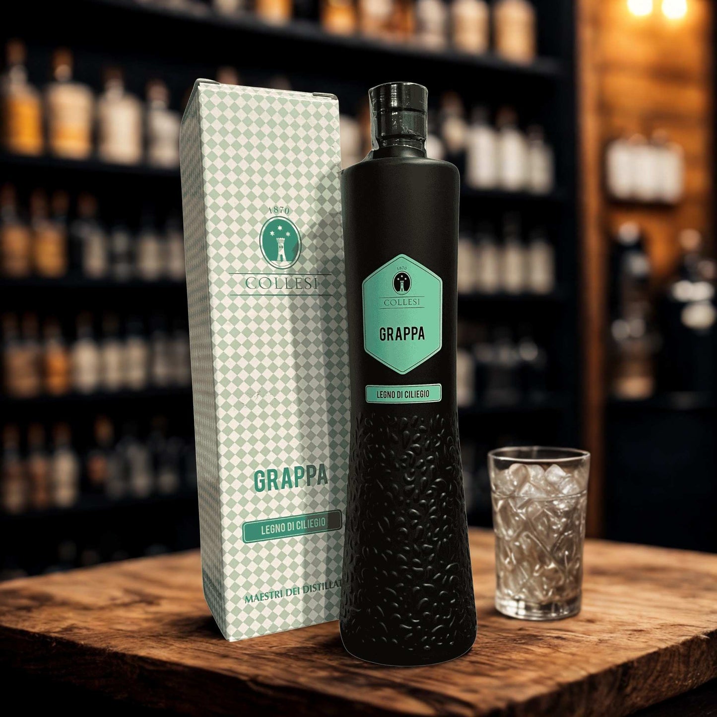 GRAPPA LEGNO DI CILIEGIO ASTUCCIATA