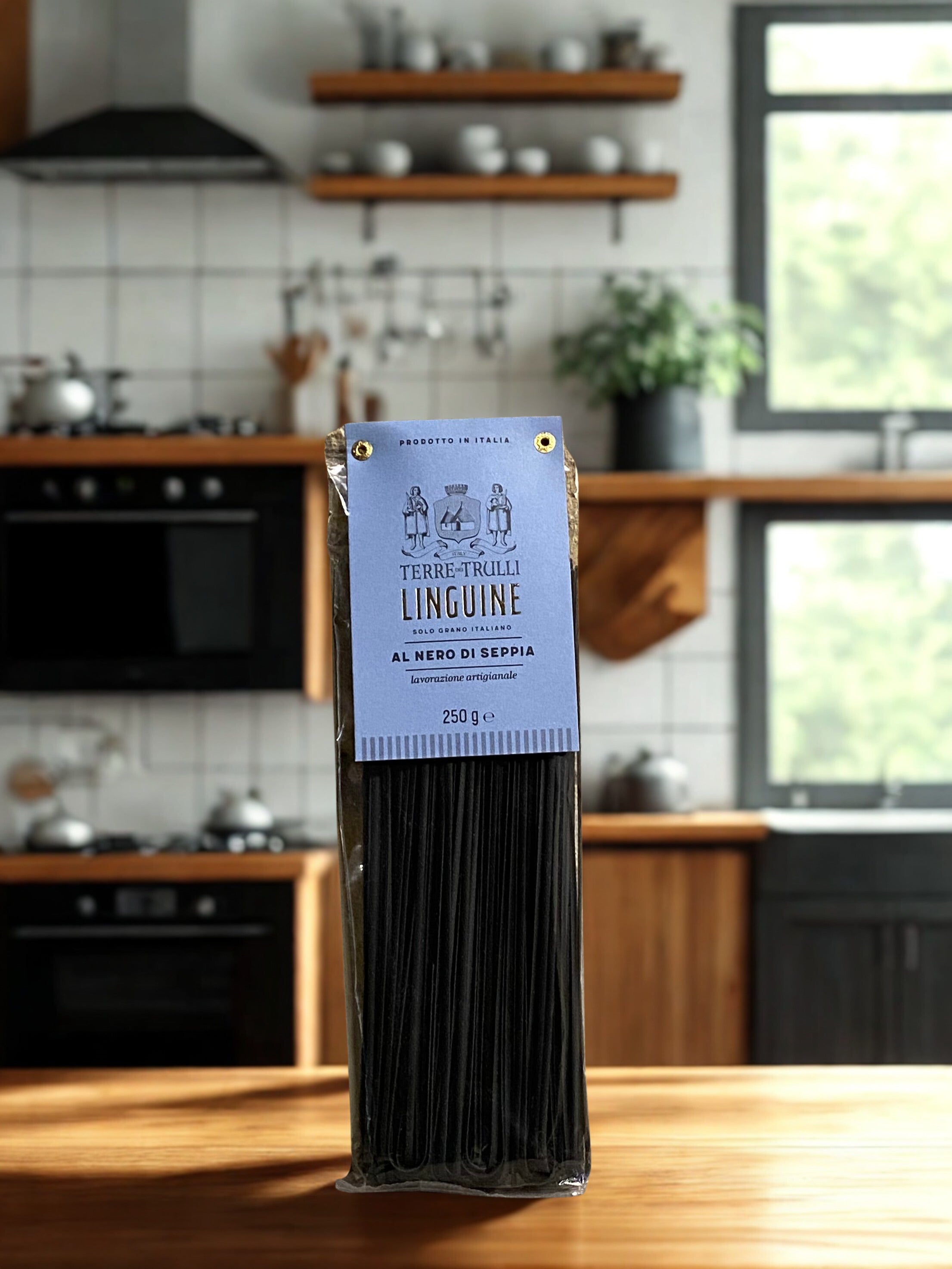 LINGUINE AL NERO DI SEPPIA-TERRE DEI TRULLI Terre dei trulli