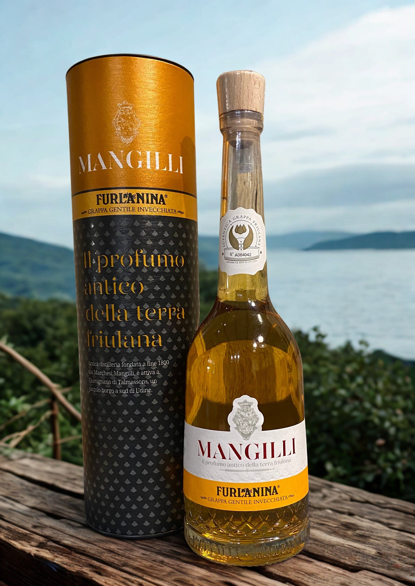 GRAPPA ENVEJECIDA FURLANINA GENTILE-MANGILLI